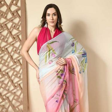 Hand Painted Sarees Manufacturers in Delhi