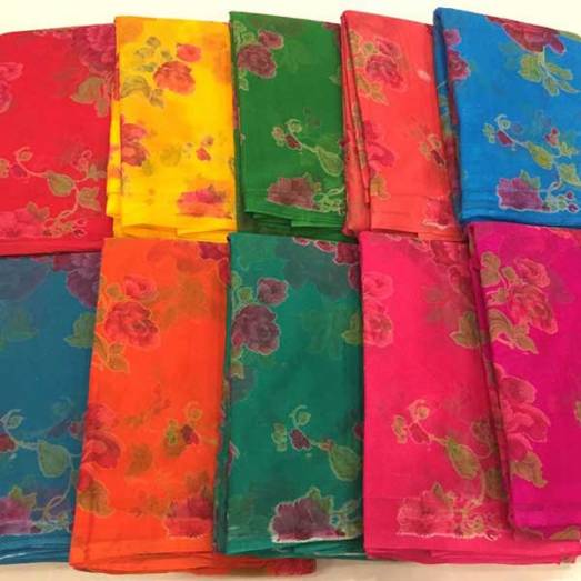 Chiffon Floral Dark Print Manufacturers, Suppliers, Exporters in Delhi