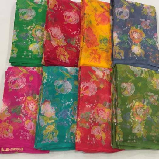 Chiffon Floral Print Manufacturers, Suppliers, Exporters in Delhi