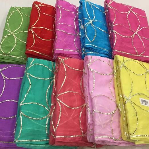 Chiffon Gota Work Manufacturers, Suppliers, Exporters in Delhi