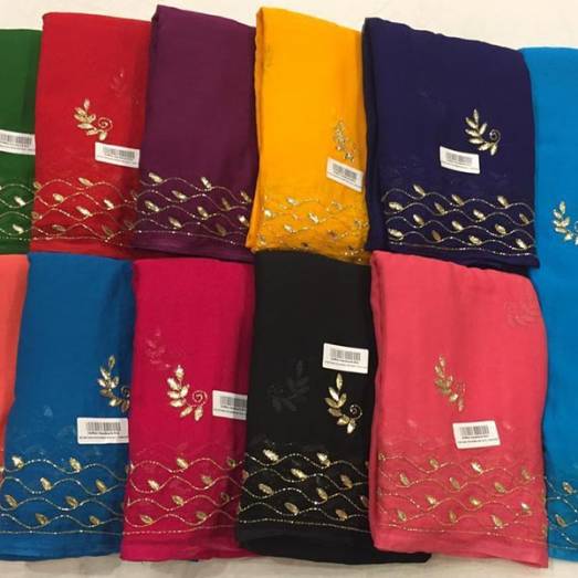 Chiffon Handwork Border Manufacturers, Suppliers, Exporters in Delhi