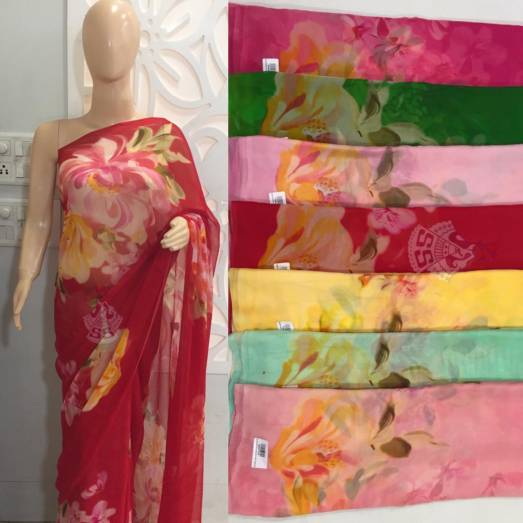 Pure Chiffon Digital Print  Manufacturers, Suppliers, Exporters in Delhi