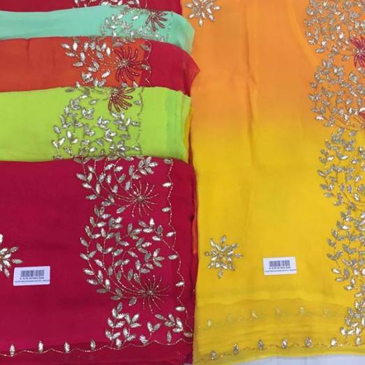 Pure Chiffon Multi Dye Gota Manufacturers, Suppliers, Exporters in Delhi